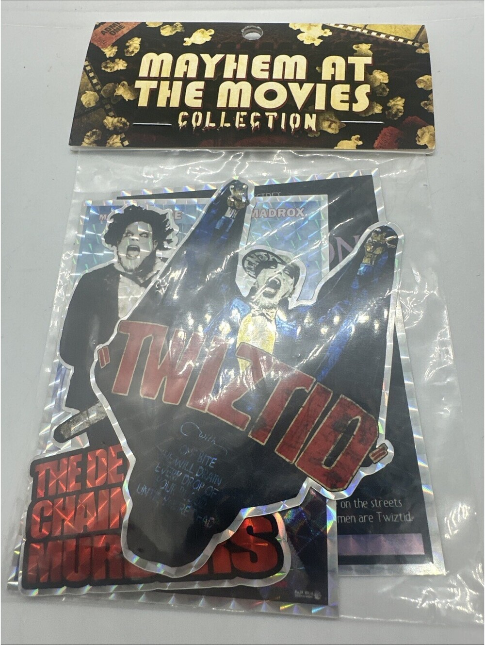 Twiztid Mayhem At The Movies Collection Sticker Lot Michael Myers New Sealed